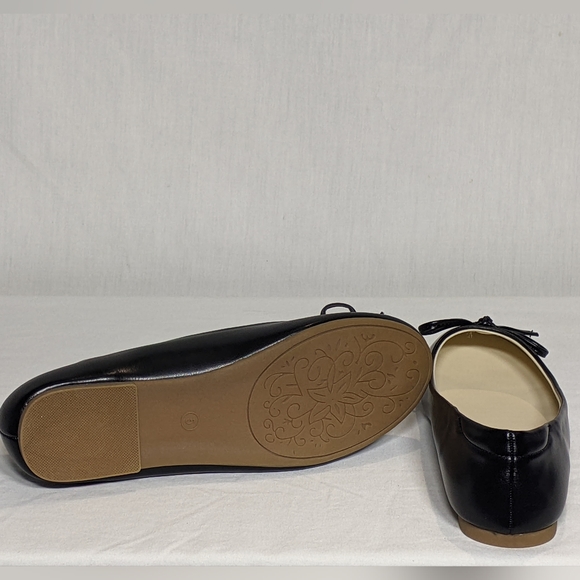 NEW DREAM PAIRS Kids Ballerina Flats Walking Shoes Sz 5 black - Picture 3 of 4